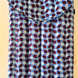 BAGGU Gingham patterned laptop Sleeve